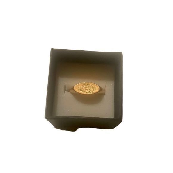 Rose GOLD MOON N SUN RING - Picture 3 of 6